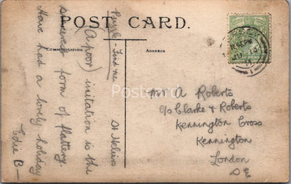 Jersey Postcard: St Helier, Large Group Portrait, 1911 RPPC  XT4433