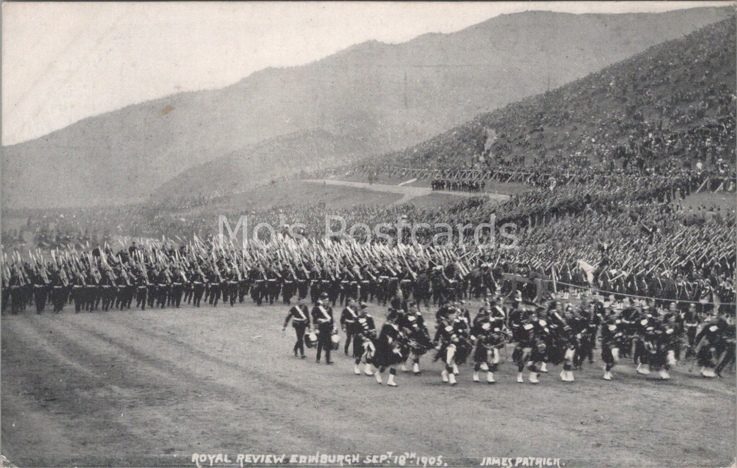 Scotland Postcard: Military, Royal Review Edinburgh Sept 18th 1905 - MB1425
