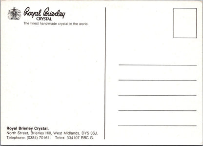 Industry Postcard: Brierley Hill Royal Brierley Crystal Glassmaker 1980's XT3848