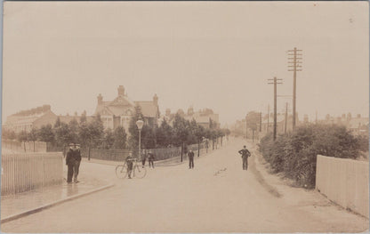 Unknown Location Postcard: Animated RPPC Street View, Unidentified  XT5551