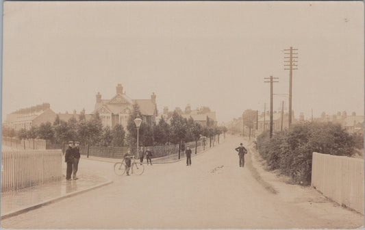 Unknown Location Postcard: Animated RPPC Street View, Unidentified  XT5551
