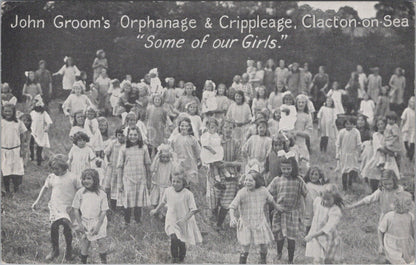 Essex Postcard:Clacton-on-Sea John Grooms Orphanage Crippleage Girls View XT3538