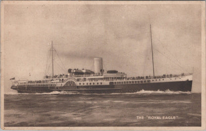 Shipping Postcard: Royal Eagle, Paddle Steamer, Pleasure Ship 1930s XT5308