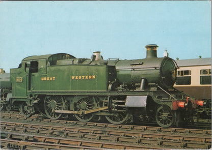 Railway Postcard: GWR Class 61XX Large Prairie 2-6-2T Locomotive 6106 70s XT5102