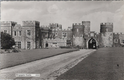 Kent Postcard: Kingsgate Castle Broadstairs, Gatehouse Grounds, RPPC XT3898