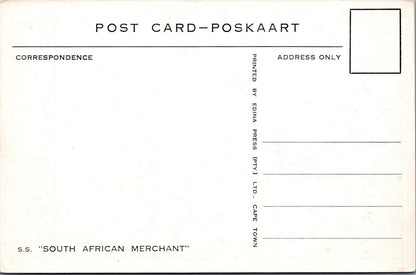 Ship Postcard: South African Merchant Cargo Ship Vessel Cape Town XT5275