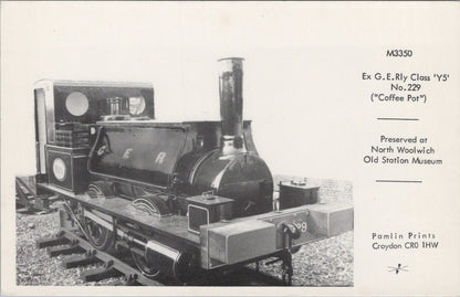 Trains Postcard: Ex GERly Class Y5 No 229 Coffee Pot Locomotive Museum XT5617