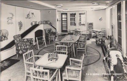 Ocean Liner Postcard: P&O Iberia Tourist Class Nursery Interior Playroom XT5478