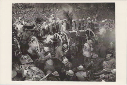 World War One Postcard:British Troops Dinner Rations Ancre Oct 1916 1980s XT5373
