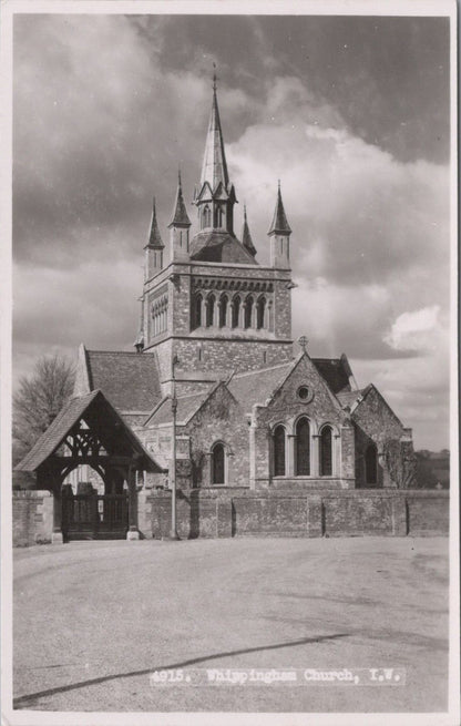 Isle of Wight Postcard: Whippingham Church St Mildreds Royal RPPC XT3444