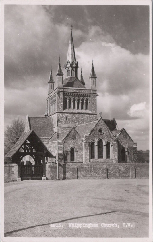 Isle of Wight Postcard: Whippingham Church St Mildreds Royal RPPC XT3444