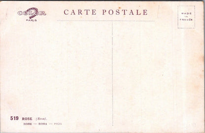 Flowers Postcard: Rose Rosa Red Buds Stems Signed Barde Color Paris 1910s XT3583