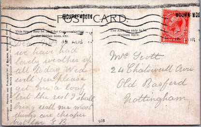 Dorset Postcard: Bournemouth Durley Chine, Artist Alfred Robert Quinton XT3478