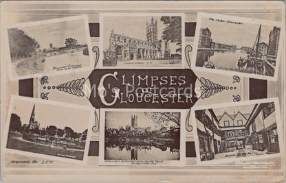 Gloucestershire Postcard: Glimpses of Gloucester Multi View 7786
