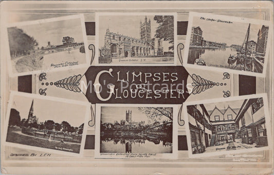 Gloucestershire Postcard: Glimpses of Gloucester Multi View 7786