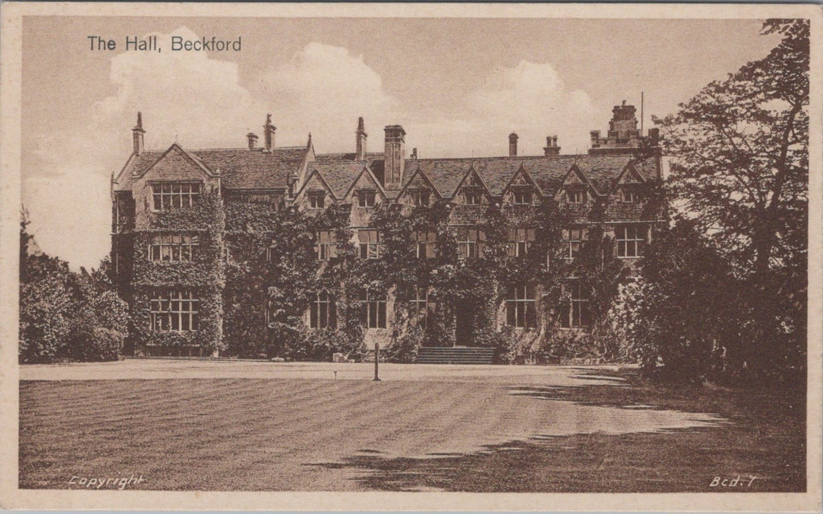 Worcestershire Postcard: The Hall Beckford Jacobean Mansion Country House XT5548