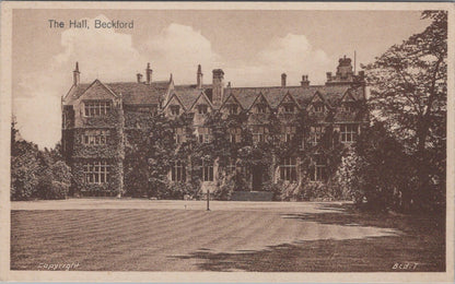 Worcestershire Postcard: The Hall Beckford Jacobean Mansion Country House XT5548