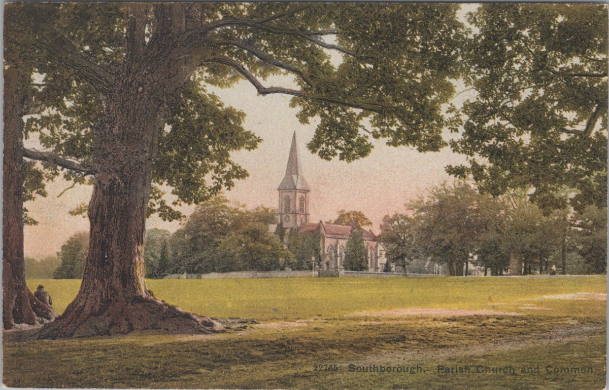 Kent Postcard: Southborough Parish Church Common  XT5565