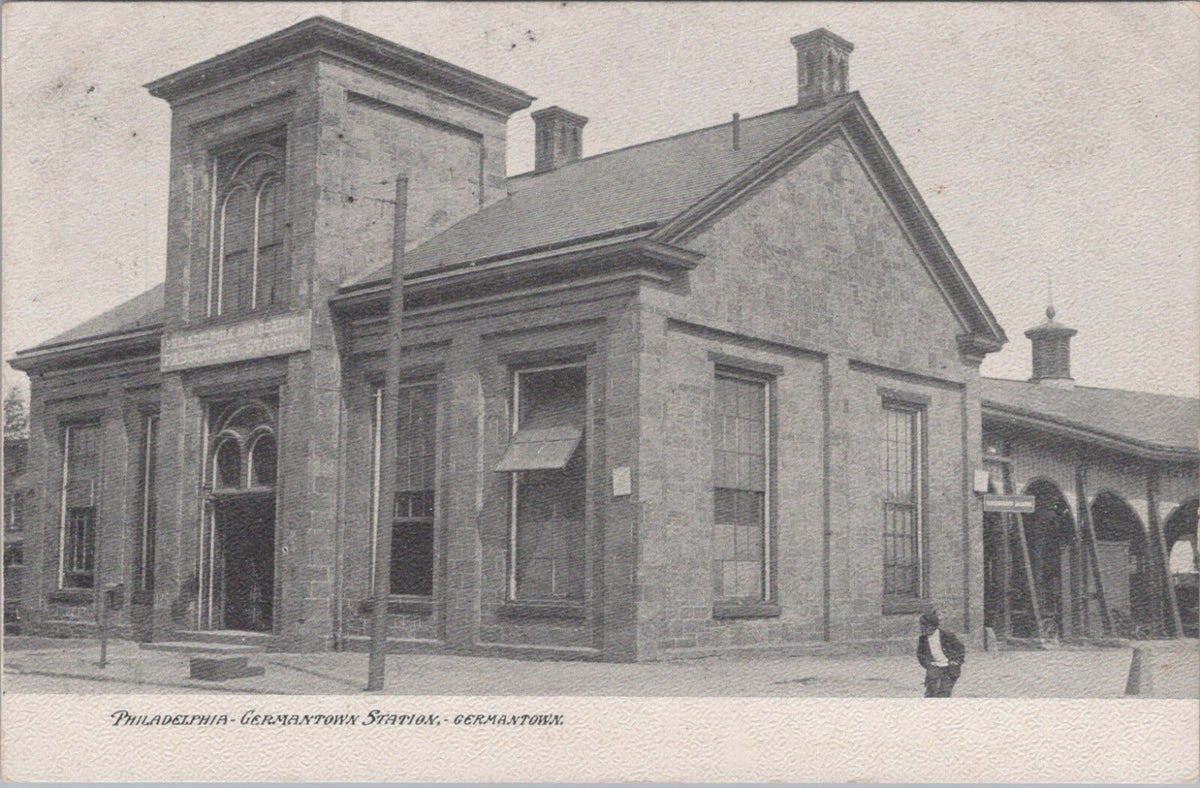 Pennsylvania Postcard: Philadelphia Germantown Railway Station  XT5523