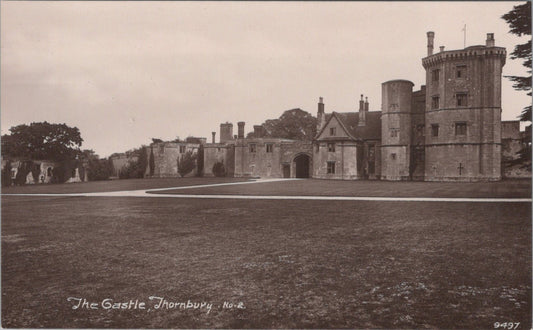 Gloucestershire Postcard: Thornbury Castle Tudor Mansion Grounds 1920s XT4998