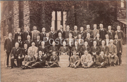 Lancashire Postcard: Bardsley Coronation Committee 1911 King George V Group W539