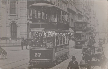 Aberdeenshire Postcard: Aberdeen Corporation Tramways No 27 33 XT3663