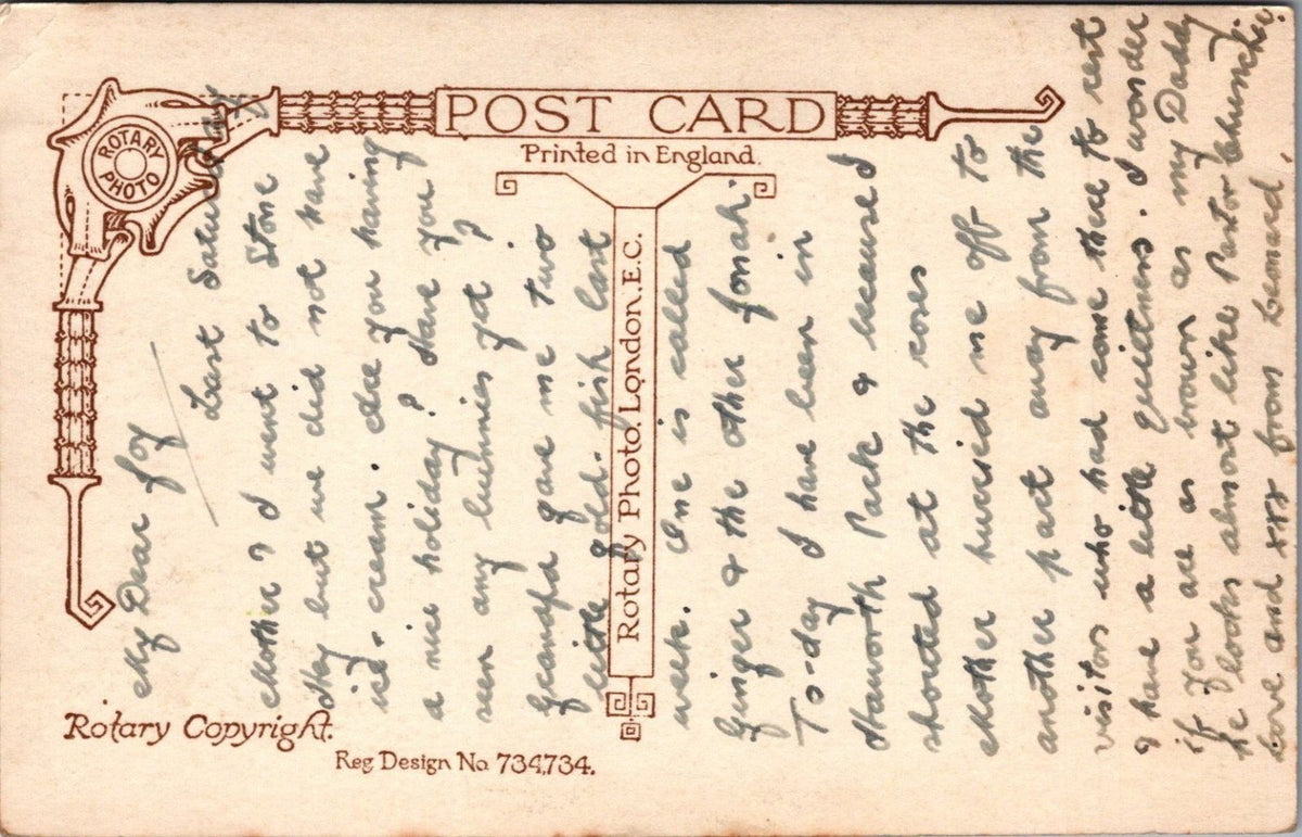 Humour Postcard: Come Here Jammy Face Children Washing Hand Coloured RPPC XT5639