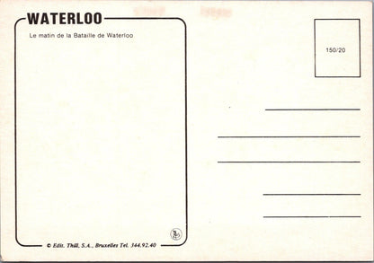 Battle Postcard:The Morning of the Battle of Waterloo Ernest Crofts 1960s XT5368
