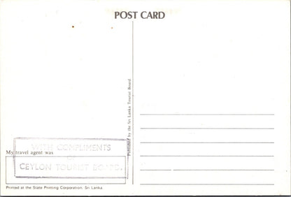 Sri Lanka Postcard: Sigiriya Fresco, Elephants, Beach Multiview 1980s XT3506