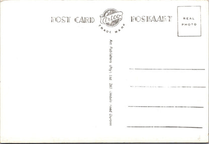 South Africa Postcard: Helping Mother Stone Grinding Artco Durban RPXT3888