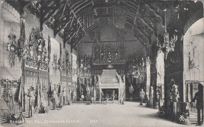 Midlothian Postcard: Banqueting Hall Edinburgh Castle Interior XT5016