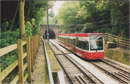 Surrey Postcard: Croydon Tramlink Woodside Tunnel Car 2549 Tram 2000 XT5129