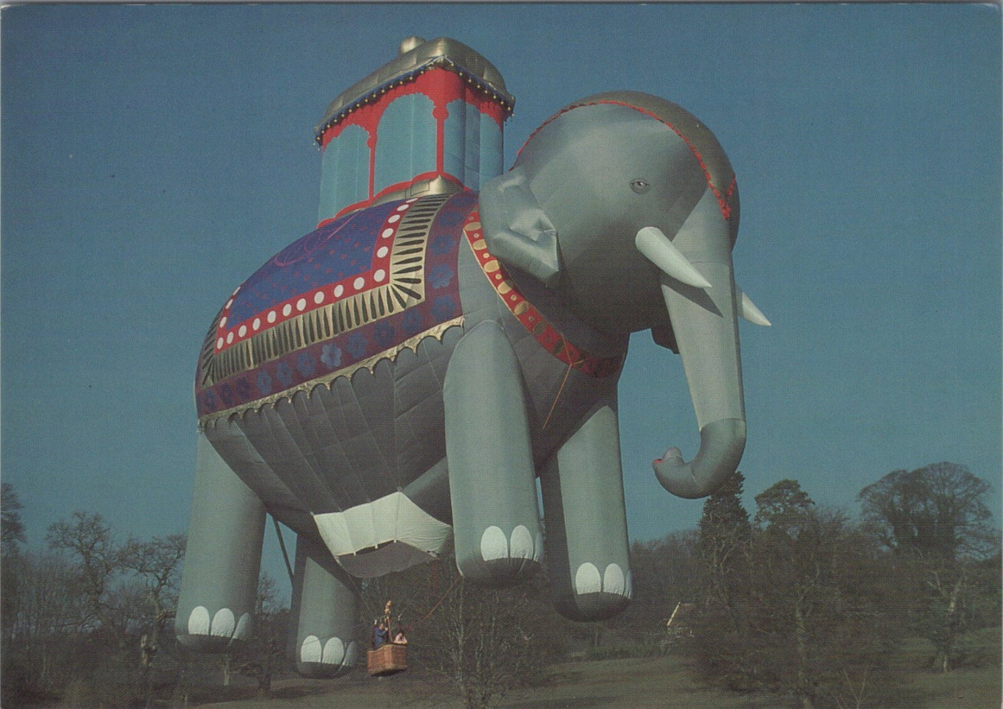 Hot Air Balloon Elephant Malcolm Forbes Cameron Bristol 1985 XT3865