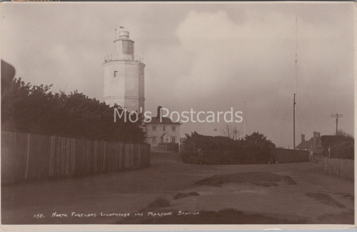 Kent Postcard: North Foreland Lighthouse, Marconi Station 1933 XT3647