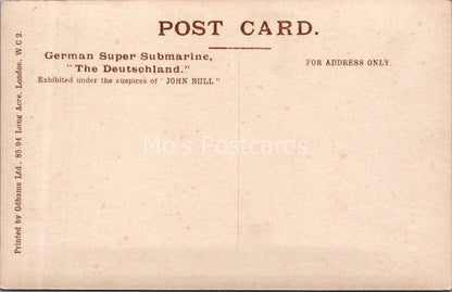Submarine Postcard: Torpedo Room Tubes Firing Gear U-Boat Deutschland XT3670