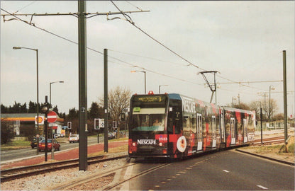 Surrey Postcard: Croydon Tramlink Nescafe Kent Gateway Tram 2533 2000 XT5131