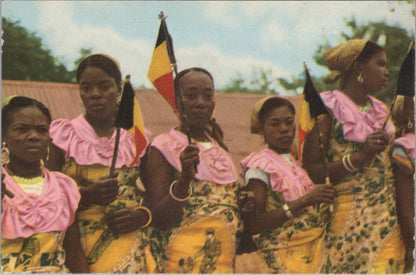 Congo Postcard:King Baudouin Royal Visit Coquilhatville Chocolat Cote D’OrXT4570
