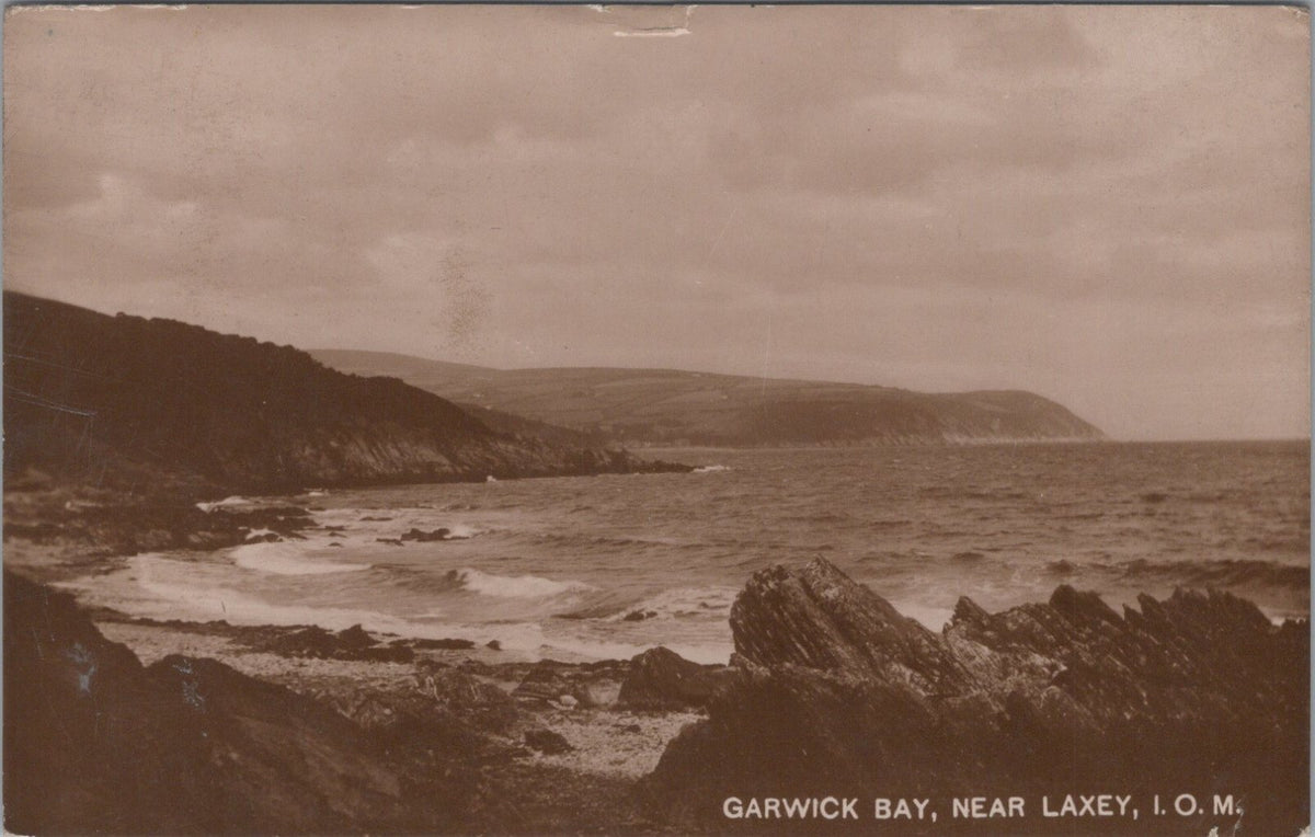 Isle Of Man Postcard: Garwick Bay Near Laxey Coastal View   XT5381