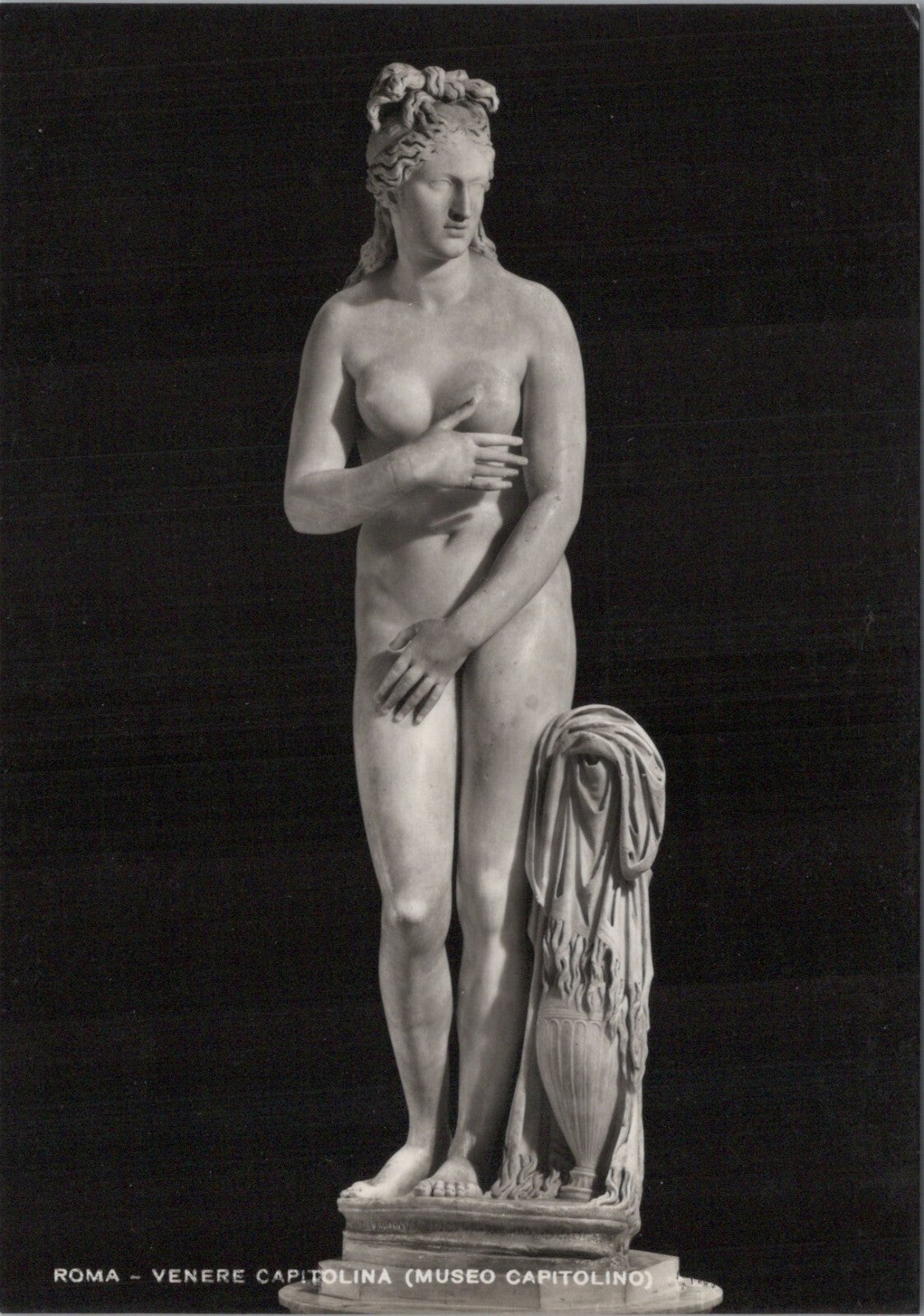 Italy Postcard: Rome Capitoline Venus Statue Museum Goddess Aphrodite XT4510