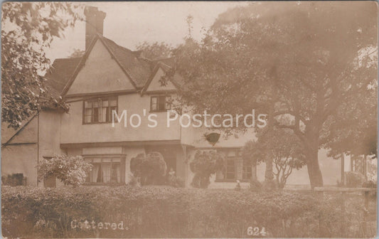 Hertfordshire Postcard: Cottered Old Village House Garden Trees Scene 1905  Q589