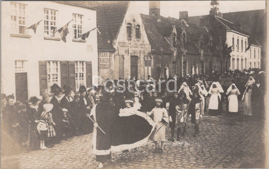 Belgium Postcard: Veurne Procession Of Penitents Historical Costumes 1910s  X247