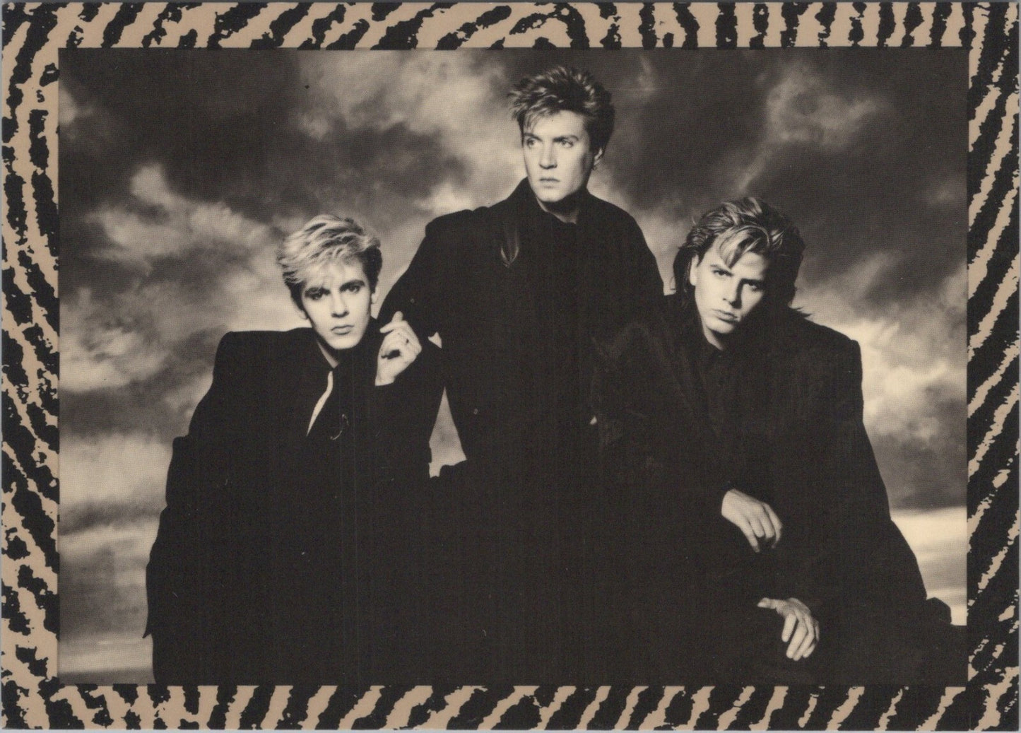 Music Postcard:Duran Duran Trio Simon Le Bon Nick Rhodes John Taylor 1986 XT4565