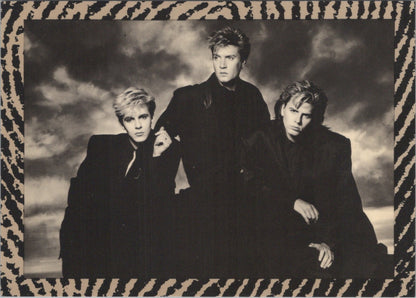 Music Postcard:Duran Duran Trio Simon Le Bon Nick Rhodes John Taylor 1986 XT4565