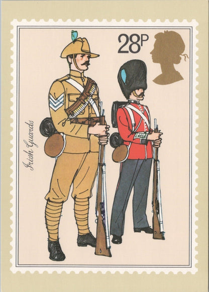 Military Postcard:Irish Guards British Army Eric Stemp PHQ First Day CoverXT5186