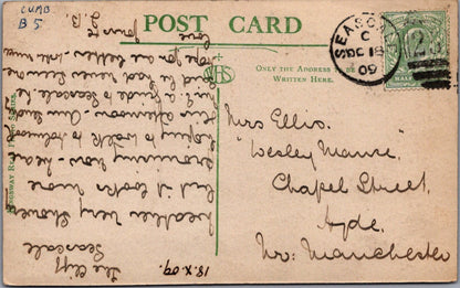 Cumbria Postcard: Sty Head Pass Lake District Mountains 1909  XT5583