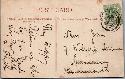Sussex Postcard: Greeting From Worthing, Edwardian Multi-View, 1906 XT3911