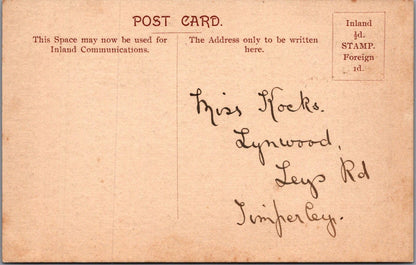 Actress Postcard: Miss Eva Moore Profile Sequin Dress Portrait 1900s XT5422