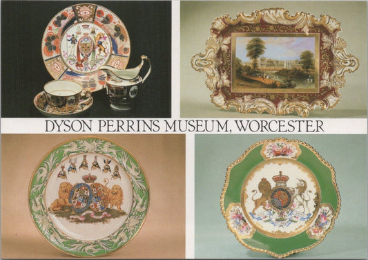 Worcestershire Postcard: Dyson Perrins Museum Chamberlain Porcelain XT3858