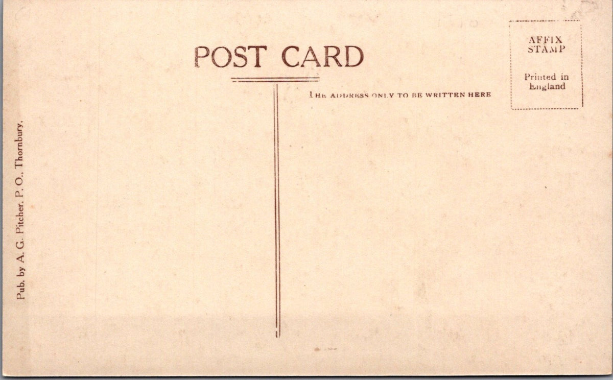 Gloucestershire Postcard: Thornbury Castle Tudor Mansion Grounds 1920s XT4998