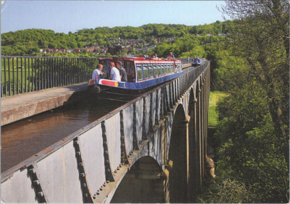 Denbighshire Postcard: Pontcysyllte Aqueduct Llangollen Canal 1978 XT5106